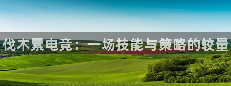 南宫电竞网：伐木累电竞：一场技能与策略的较量