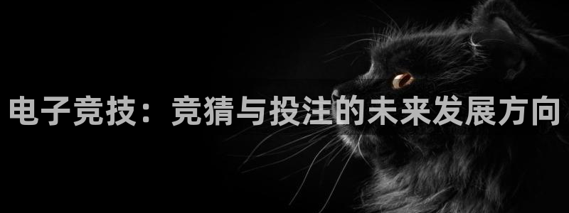 南宫电竞注册：电子竞技：竞猜与投注的未来发展方向