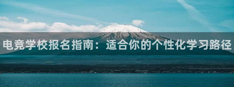 南宫电竞：电竞学校报名指南：适合你的个性化学习路径