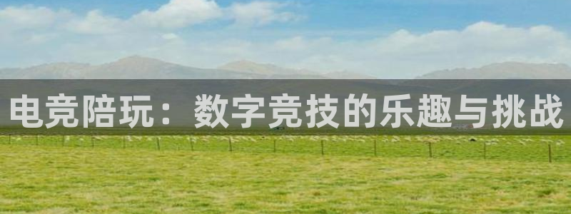 南宫电竞贴吧：电竞陪玩：数字竞技的乐趣与挑战